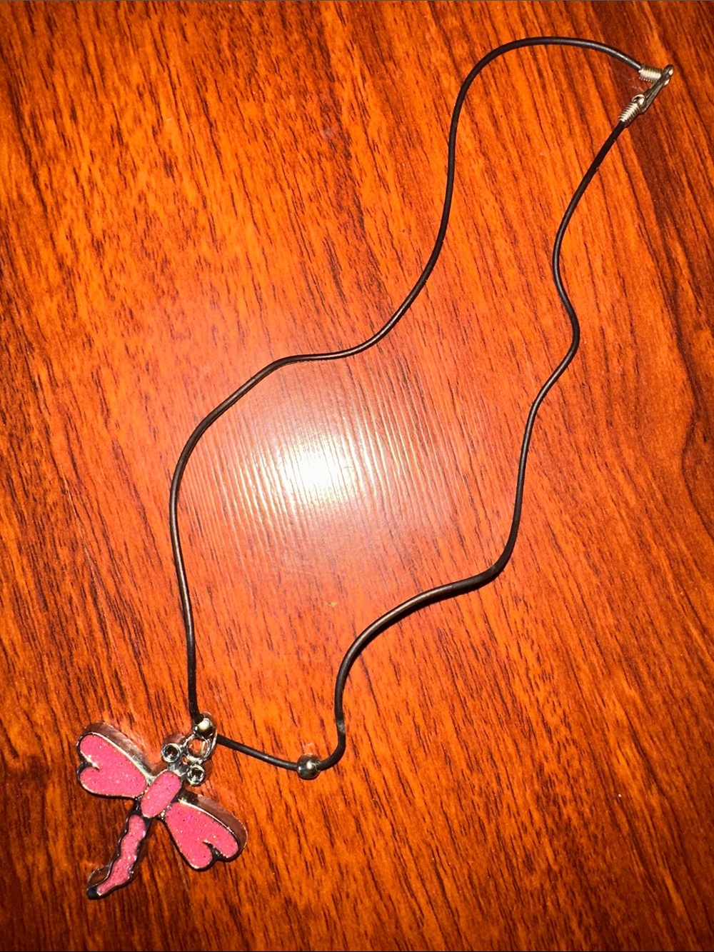 Pink Dragonfly Pendant Necklace - child Accessories